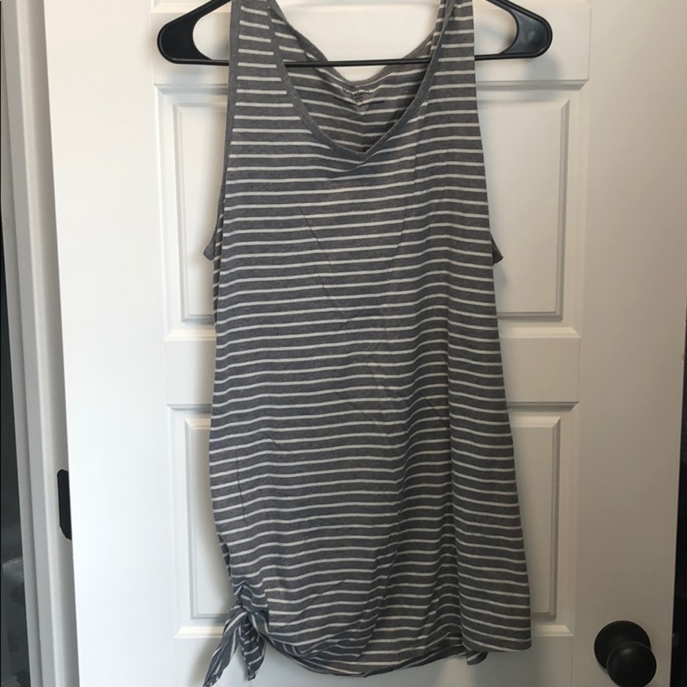 Motherhood Maternity Sleeveless Cute Tie Top